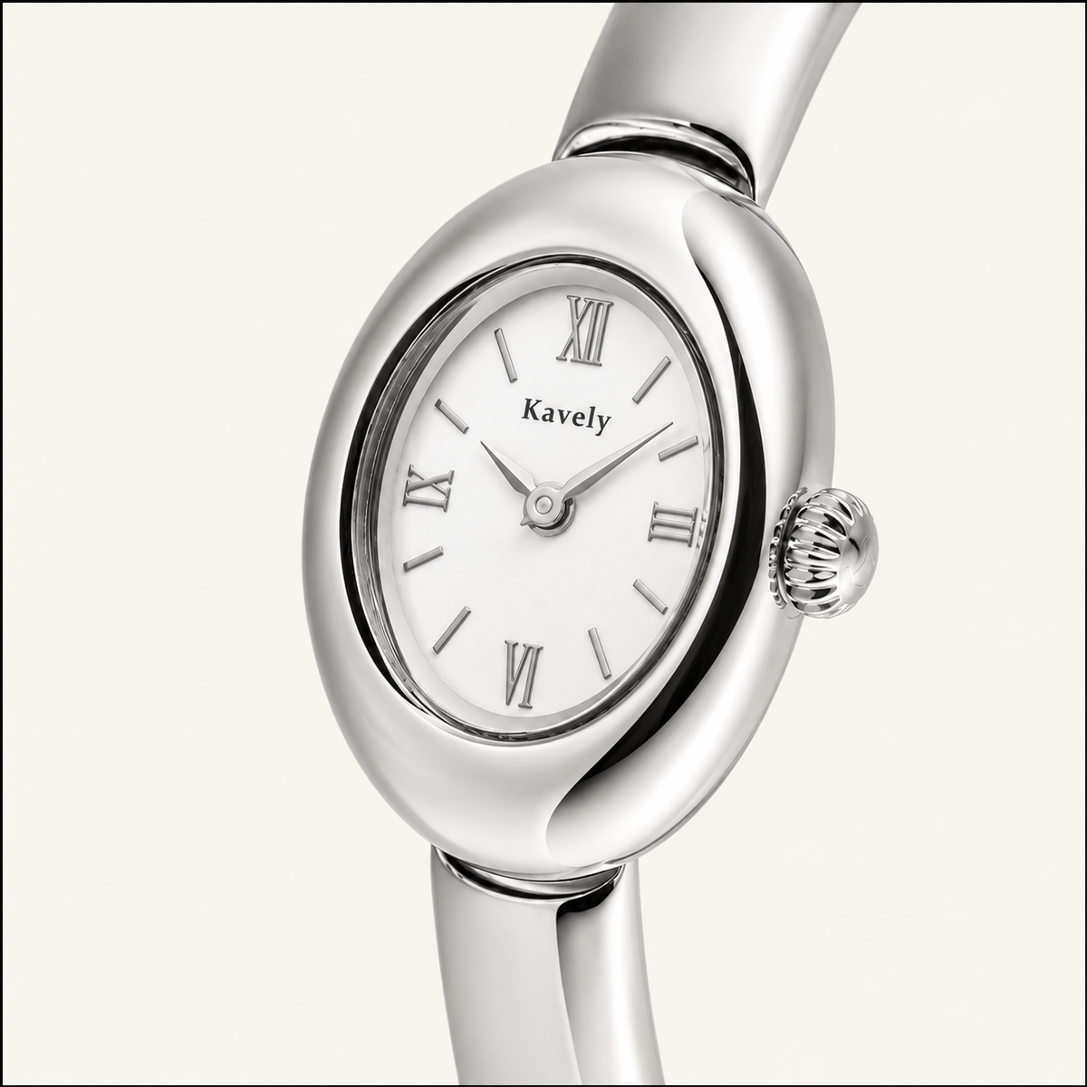 Élodie Silver Bangle Watch