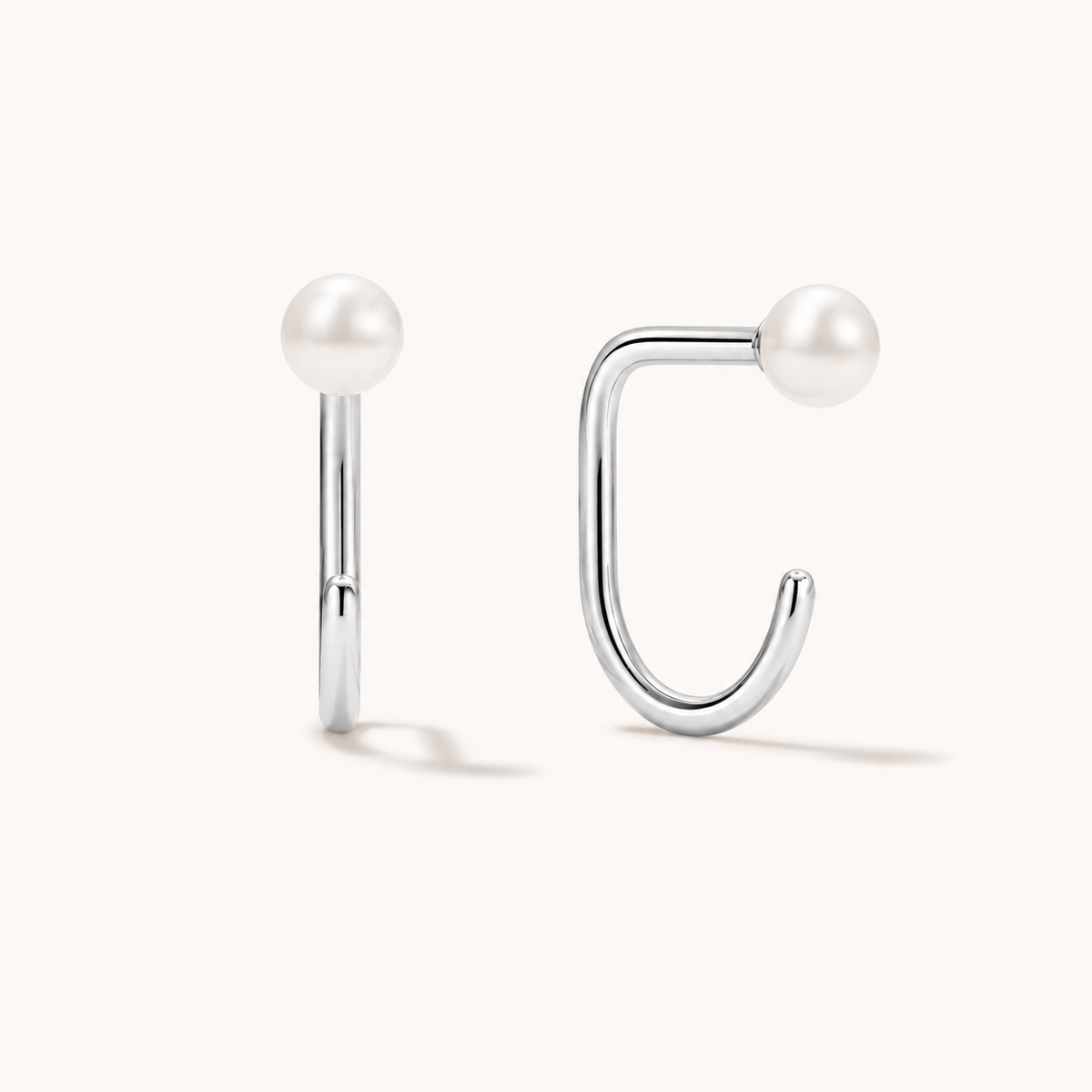 Stay Close Pearl Hoops (Kavely)