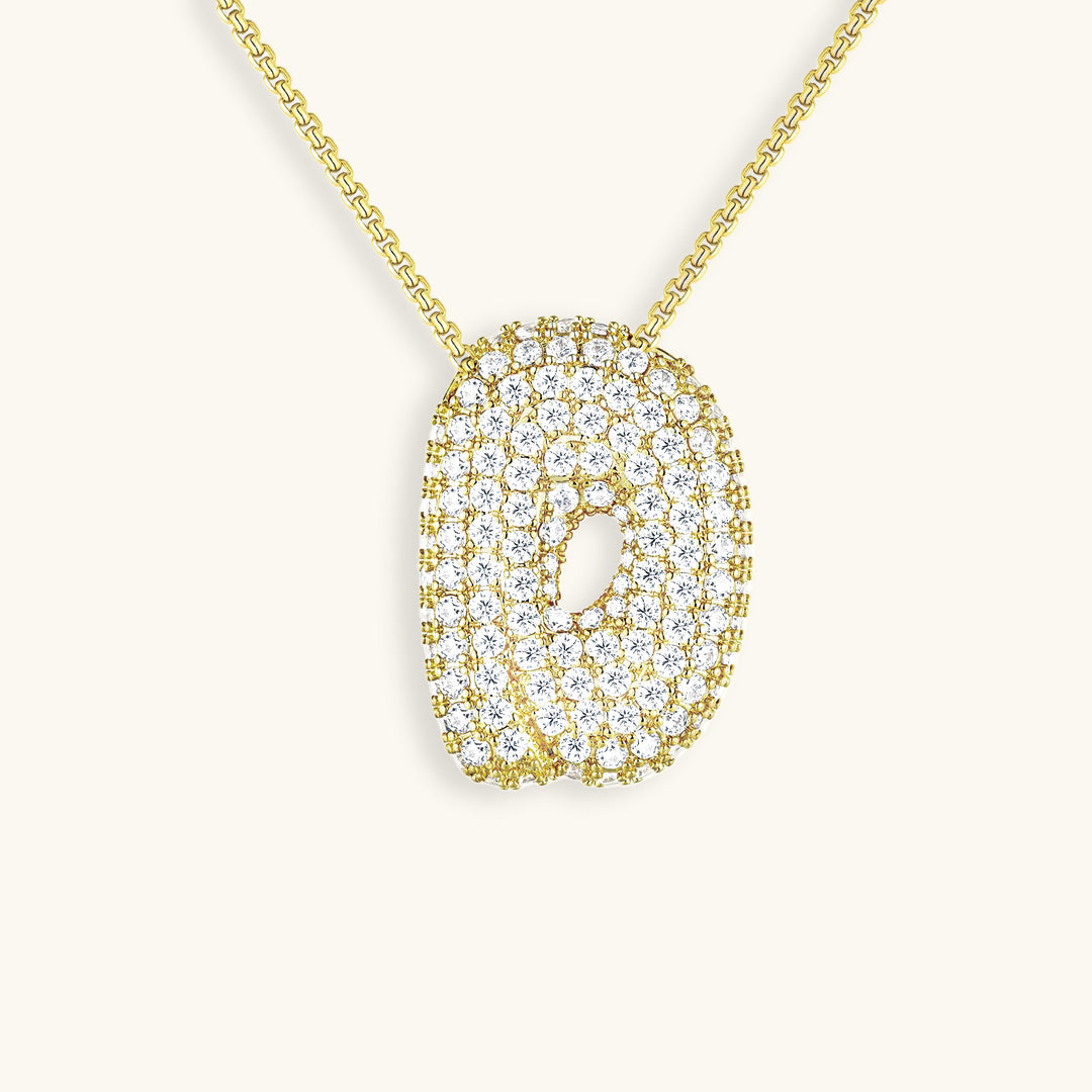Hailey Bubble Initial Necklace (Bundle)