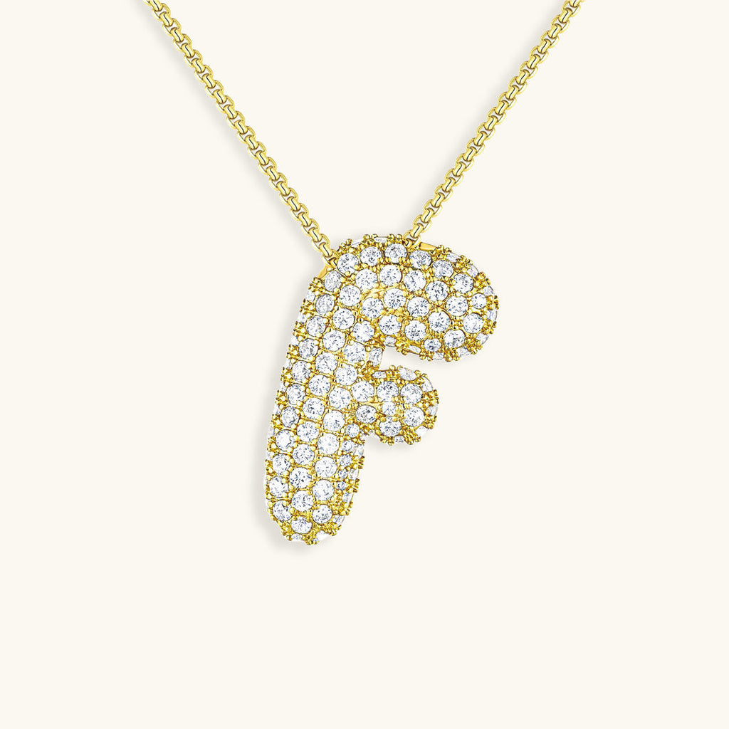 Hailey Bubble Initial Necklace (Bundle)