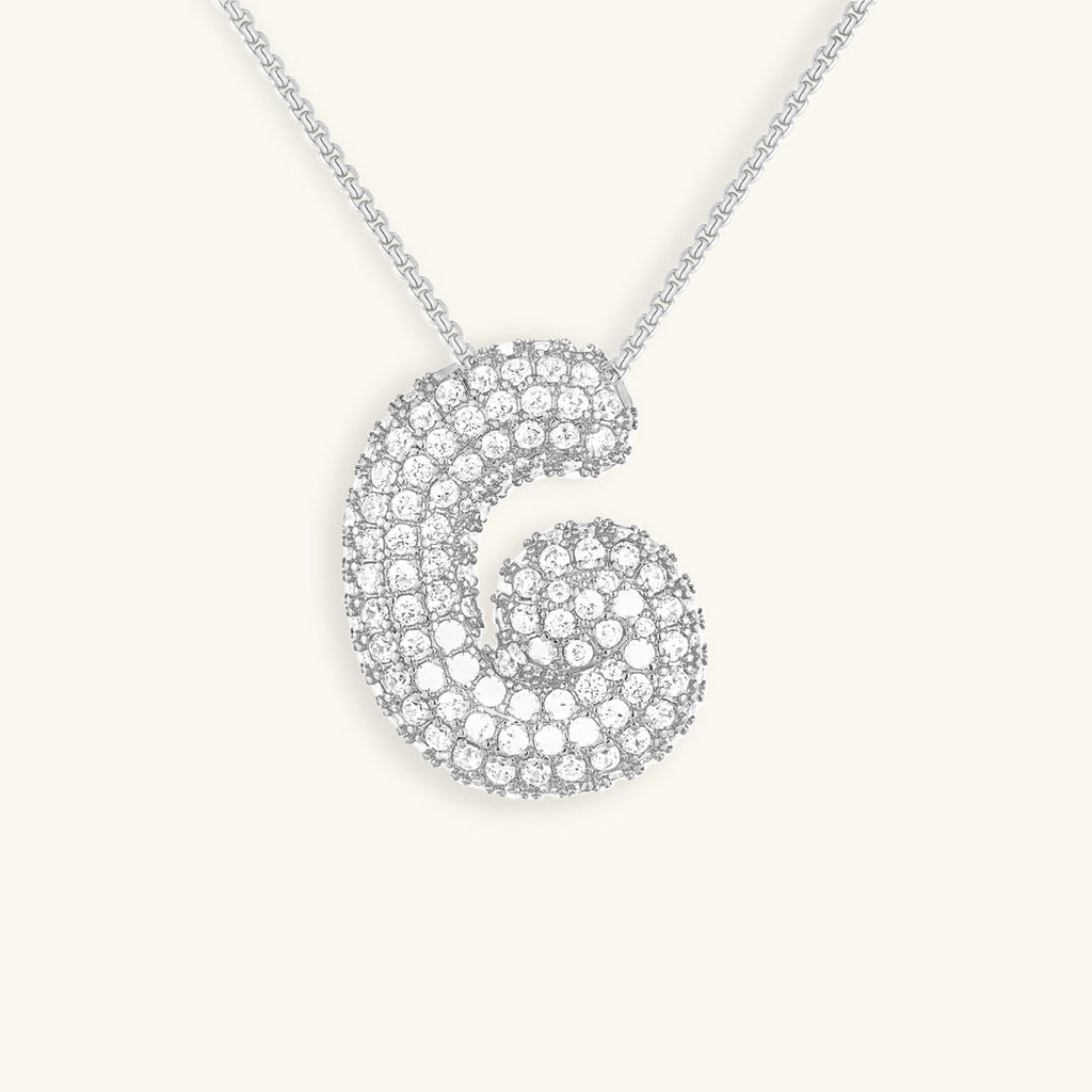 Hailey Bubble Initial Necklace (Bundle)