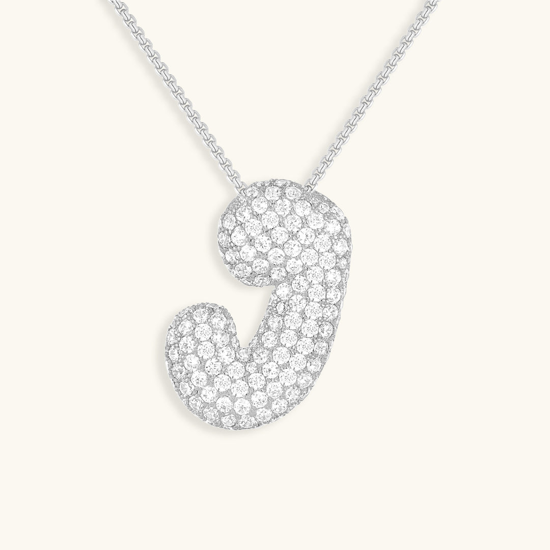 Hailey Bubble Initial Necklace (Bundle)