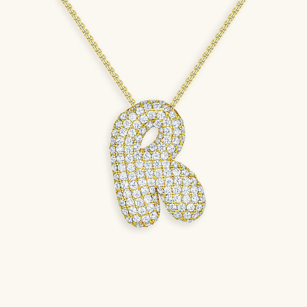 Hailey Bubble Initial Necklace (Bundle)
