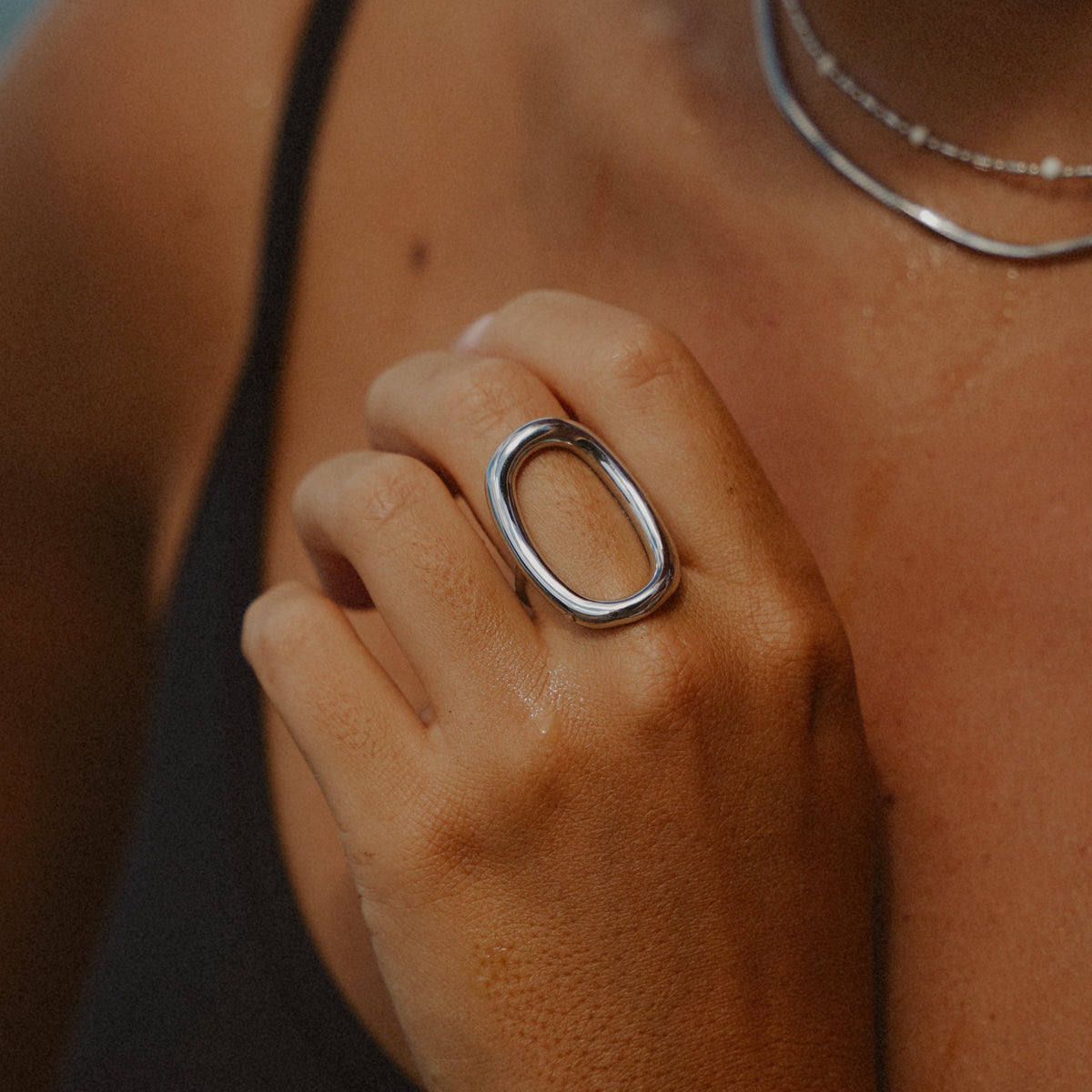 Moonwave Ring