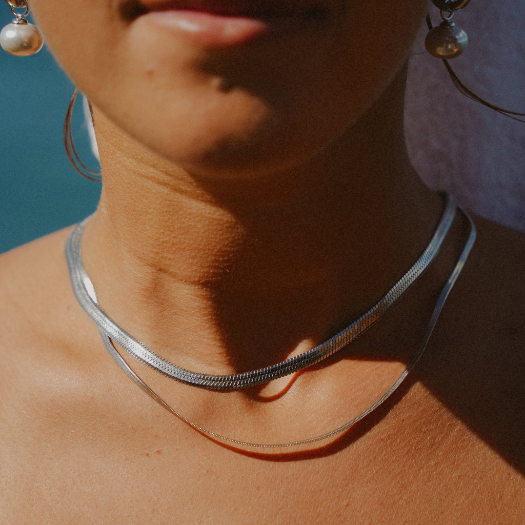 Chelsea Herringbone Necklace (Bundle)