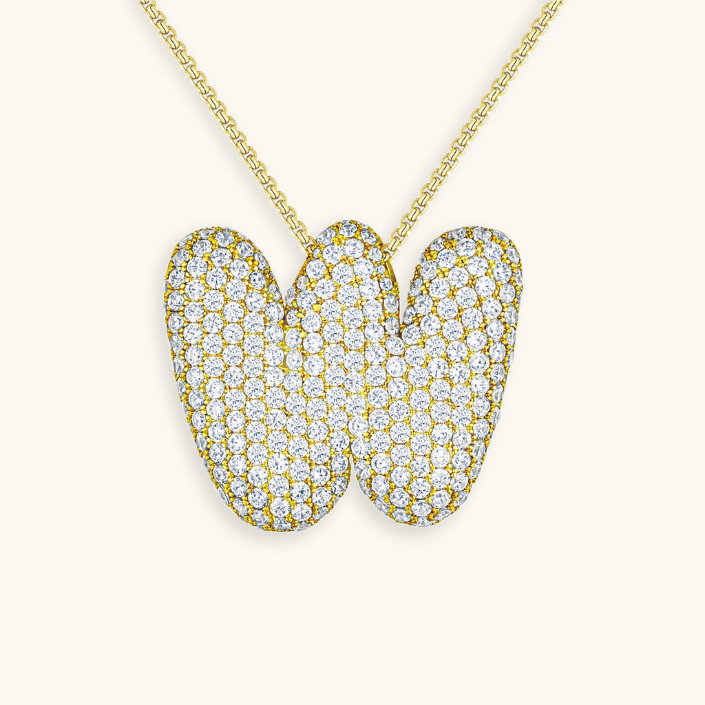 Hailey Bubble Initial Necklace (Bundle)