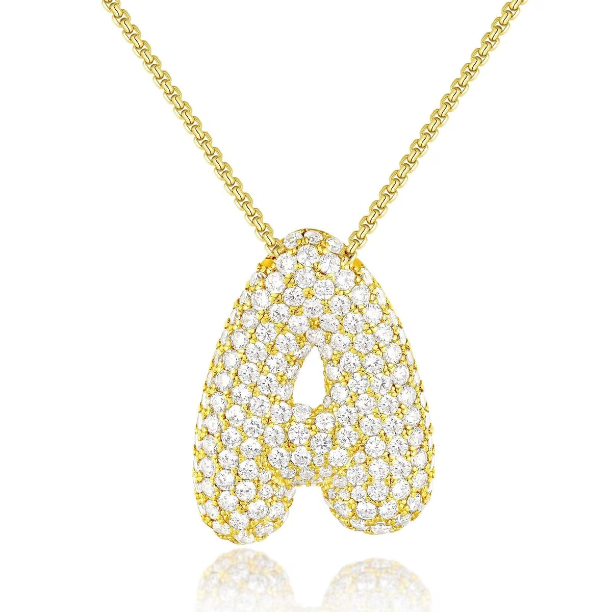 Hailey Bubble Initial Necklace (Bundle)