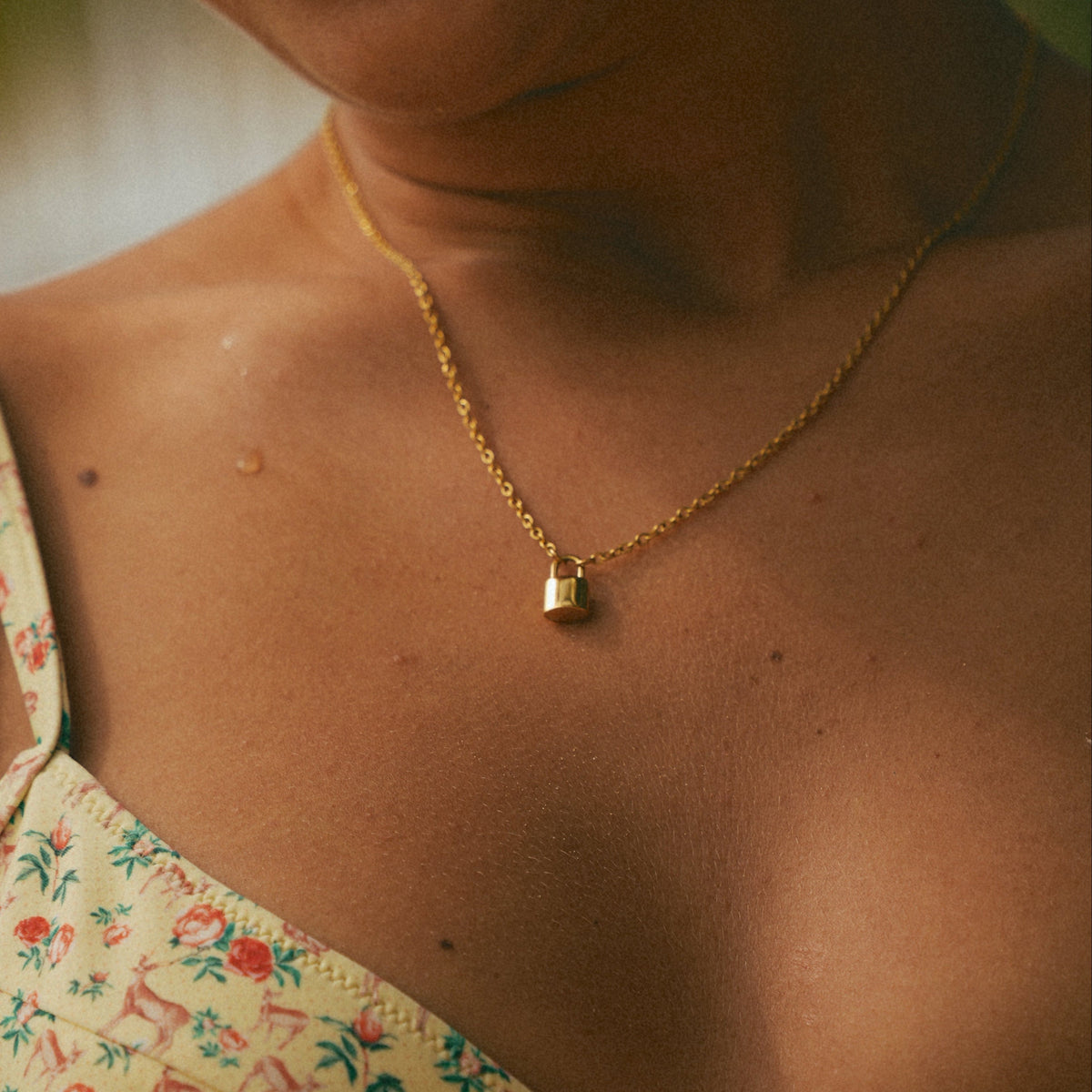 Ellie Initial Love Lock Necklace (Bundle)