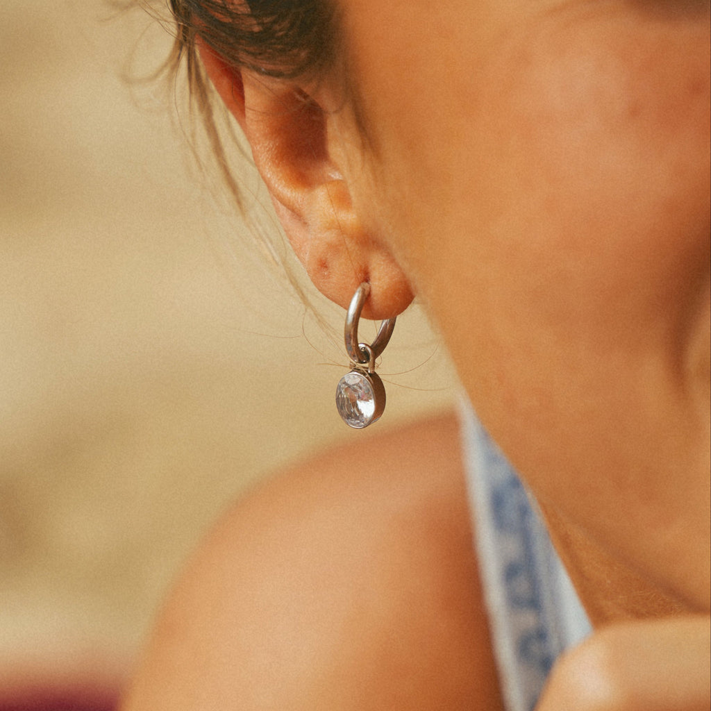 Diamond Lock Earrings (Bundle)